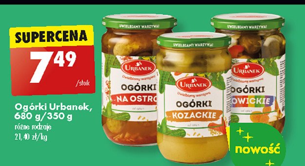 Og贸rki po 艂owicku Urbanek promocja