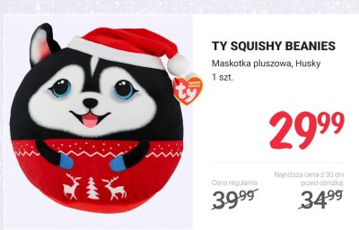 Maskotka pluszowa, Husky  promocja w Rossmann