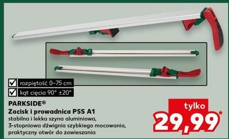 Prowadnica kątowa Parkside promocja