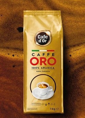 Kawa ziarnista Oro 1 kg promocja w Biedronka