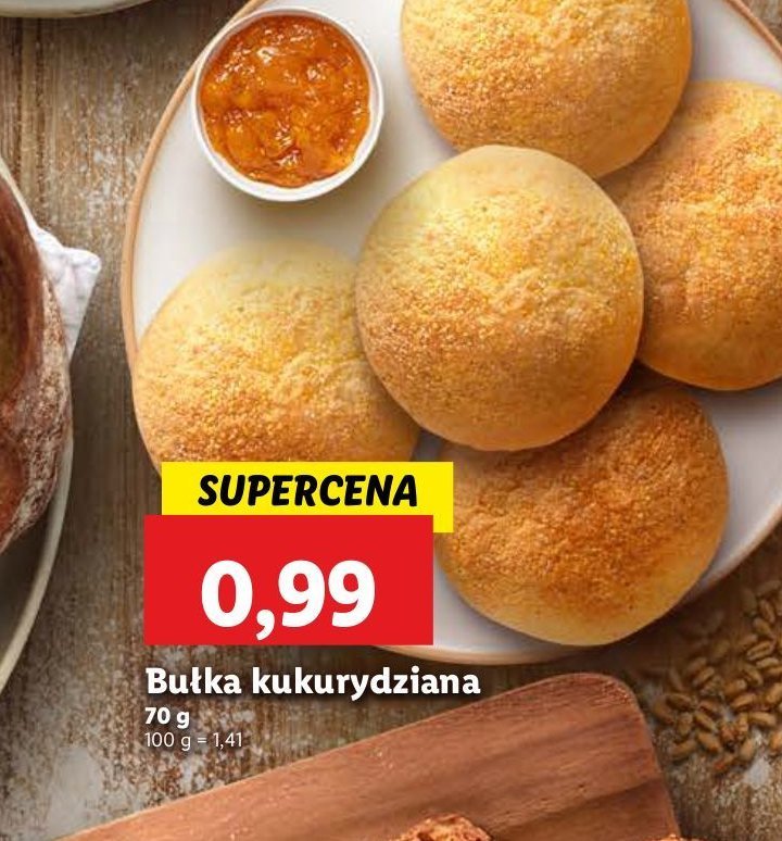 Bułka kukurydziana promocja