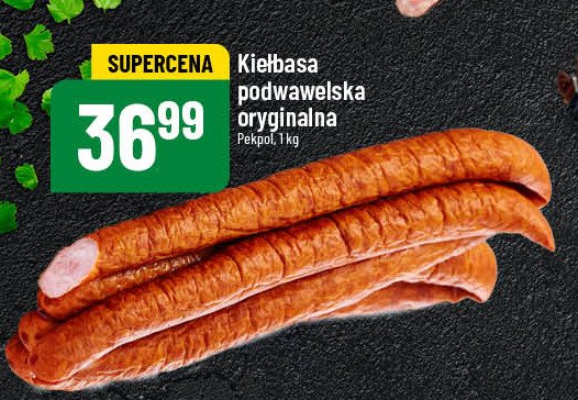 Kiełbasa podwawelska oryginalna Pekpol promocja