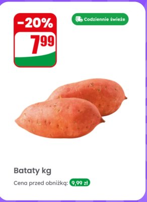 Bataty kg promocja w Dino
