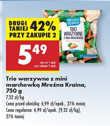 Trio warzywne Mroźna kraina promocja