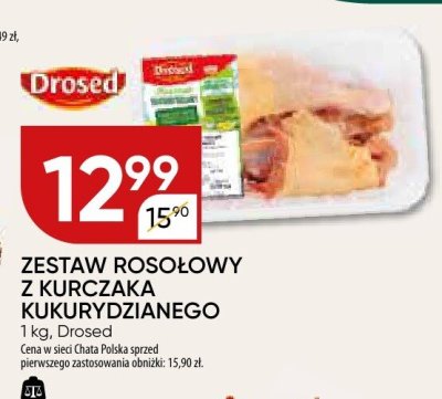 Zestaw rosołowy z kurczaka kukurydzianego Drosed promocja w Chata Polska