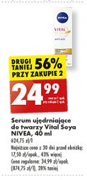 Serum ujędrniające Nivea vital soja promocja