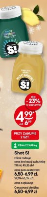 Shot S! różne rodzaje promocja w Żabka