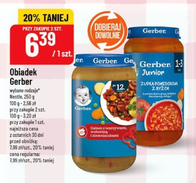 Obiadek Gerber promocja w POLOmarket