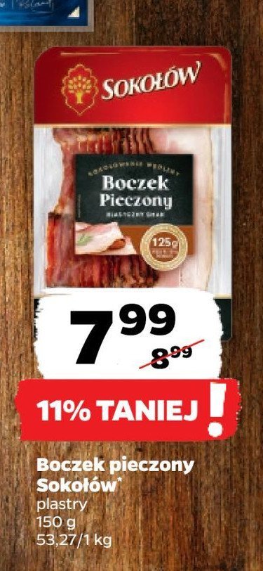 Boczek pieczony Sokołów promocja