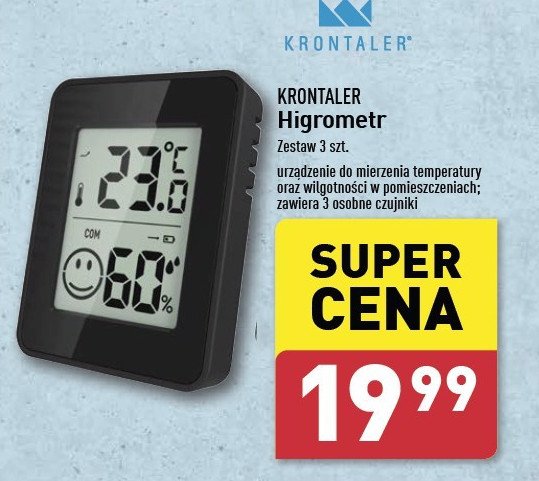 Higrometr termiczny Krontaler promocja