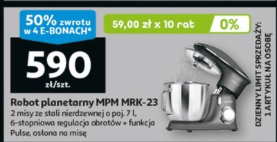 Robot planetarny MPM MRK-23 promocja w Auchan