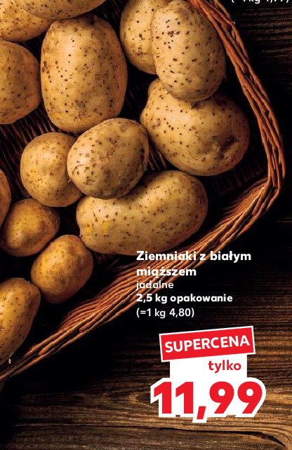 Ziemniaki z białym miąższem promocja