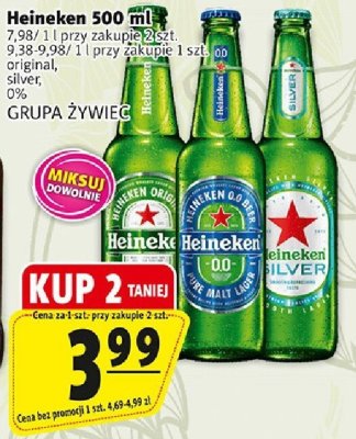 Piwo Heineken 500ml GRUPA ŻYWIEC promocja w Prim Market
