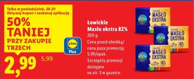 Masło promocja w Lidl