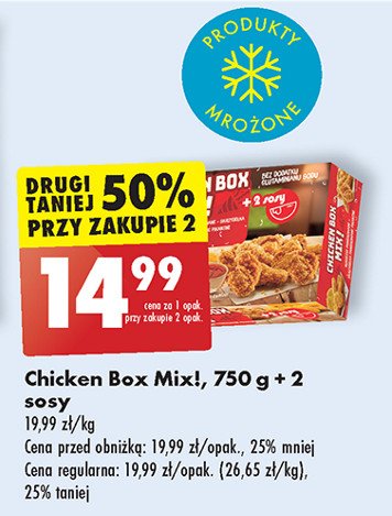 Chicken box + 2 sosy promocja