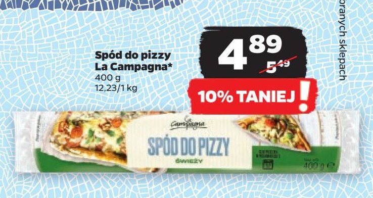 Spód do pizzy La campagna promocja