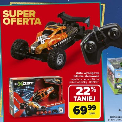 Auto wyścigowe zdalnie sterowane EXOST promocja w Carrefour