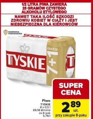 Piwo promocja w Carrefour Market