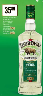 Wódka smakowa Żubrówka Bison Grass 0,7 l promocja w Dino
