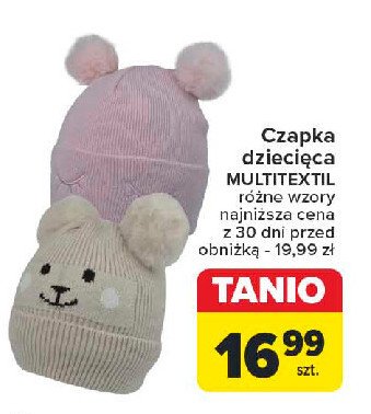 Czapka dziecięca MULTITEXTIL promocja