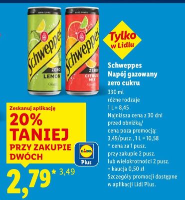 Napój promocja w Lidl