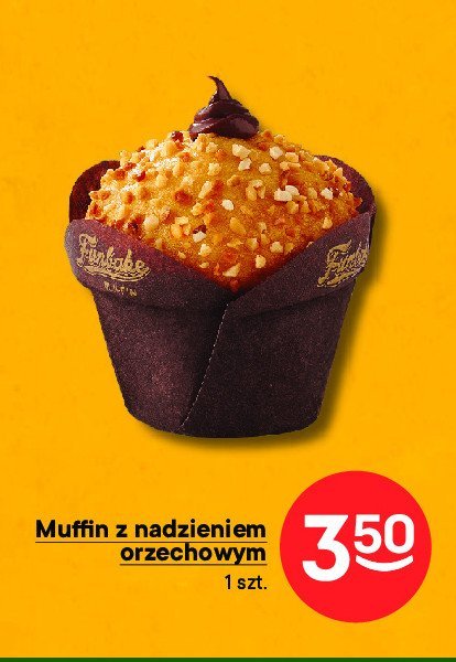 Muffin z nadzieniem orzechowym Stokson promocja