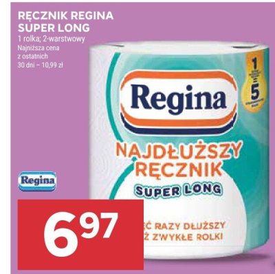 Ręcznik Regina Super Long promocja w Stokrotka