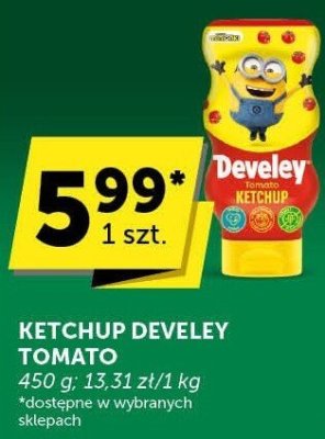 Ketchup Develey tomato promocja w Groszek