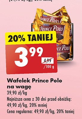 Wafelki mini classic Prince polo promocja