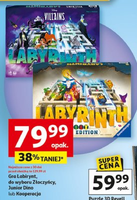 Gra labyrinth disney villains Ravensburger promocja
