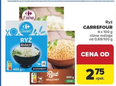 Ryż CARREFOUR różne rodzaje promocja w Carrefour Market