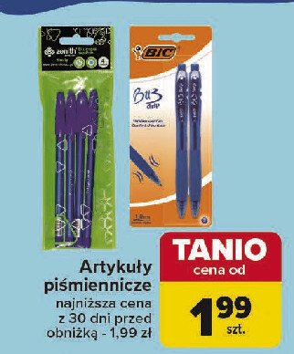 Długopis bu3 grip niebieski Bic bu3 promocja