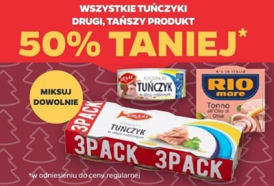 Tuńczyk różne rodzaje promocja w Netto