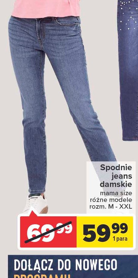 Spodnie jeans damskie rozm. m-xxl promocja