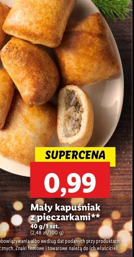 Kapuśniak z pieczarkami promocja w Lidl