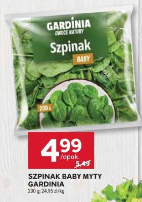 Szpinak baby myty Gardinia promocja w Stokrotka
