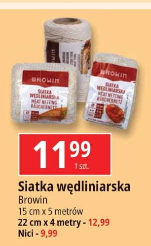 Siatka w臋dliniarska szer. 22 cm - 4 m Browin promocja