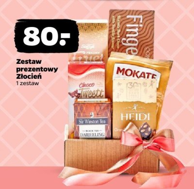 Zestaw prezentowy Złocień promocja w Netto