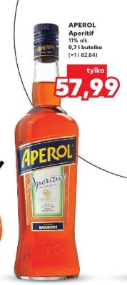 Aperitif APEROL promocja w Kaufland
