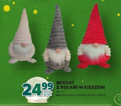 Skrzat z rękami w kieszeni 35 cm promocja w Stokrotka