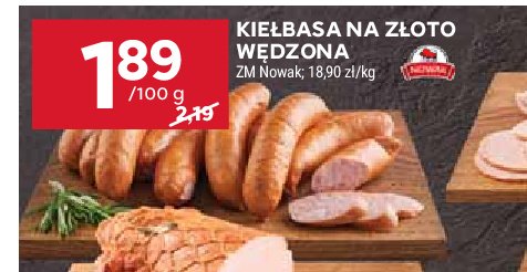 Kiełbasa złota Nowak promocja