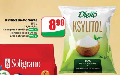 Ksylitol Dietto Sante promocja w Dino