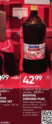Tonik witaminowy Biovital Zdrowie Plus promocja w Super-Pharm