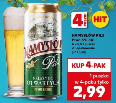Pils piwo jasne promocja w Kaufland
