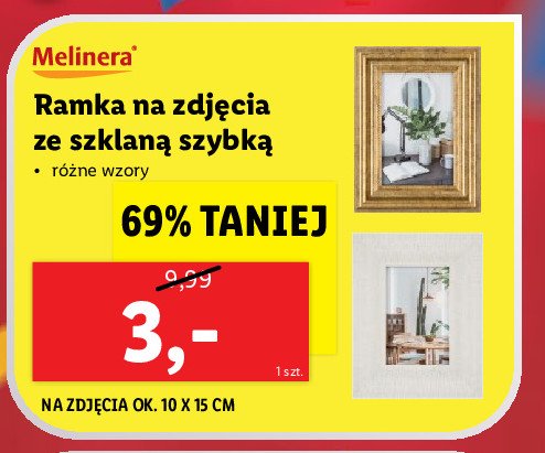 Ramka na zdj臋cia 10 x 15 cm Melinera promocja
