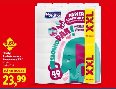 Papier toaletowy 3-warstwowy, XXL promocja w Lidl
