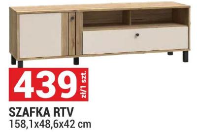 Szafka RTV 158,1x48,6x42 cm promocja w Merkury Market