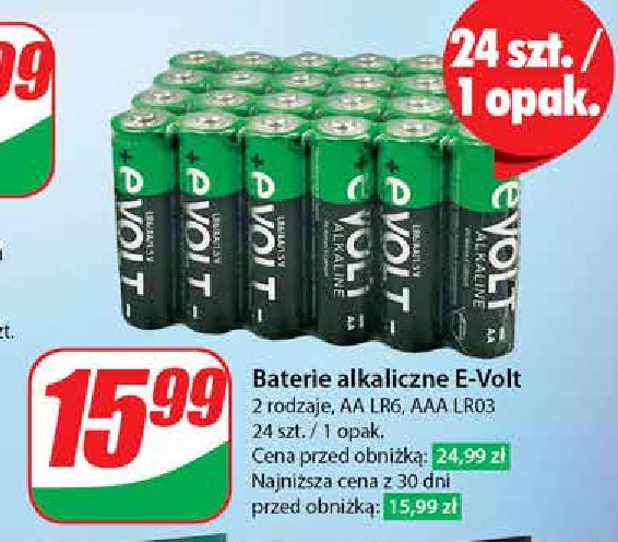 Baterie aaa lr03 EVOLT promocja