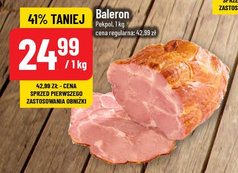 Baleron Pekpol promocja w POLOmarket