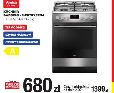 Kuchnia gazowo-elektryczna 510GEM2.33Zp1a(Xx) promocja w RTV EURO AGD